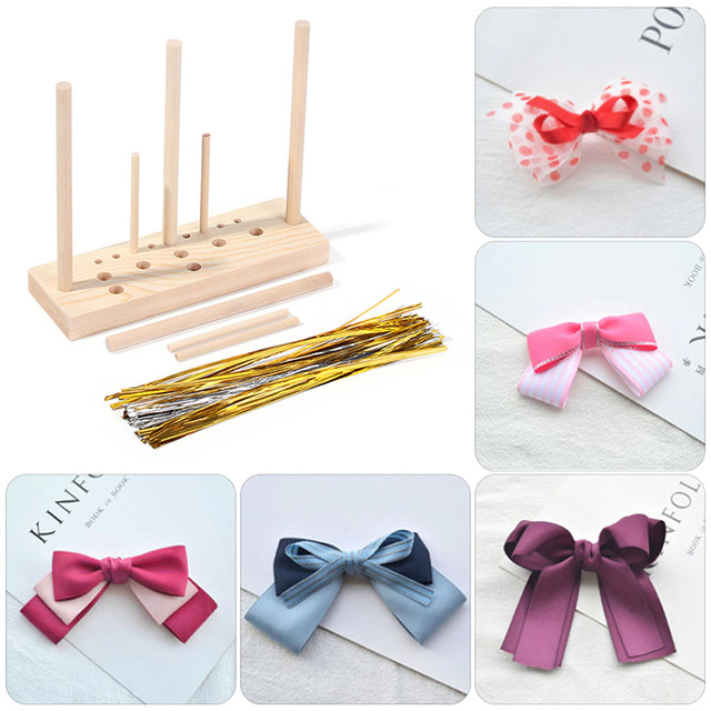 5 In 1 Multipurpose Hardwood Bow Maker Bowknot Maker Satin Wreath Gift  Packing Bowing Making Tool DIY Ribbon Crafts Bowknot 1Set - AliExpress